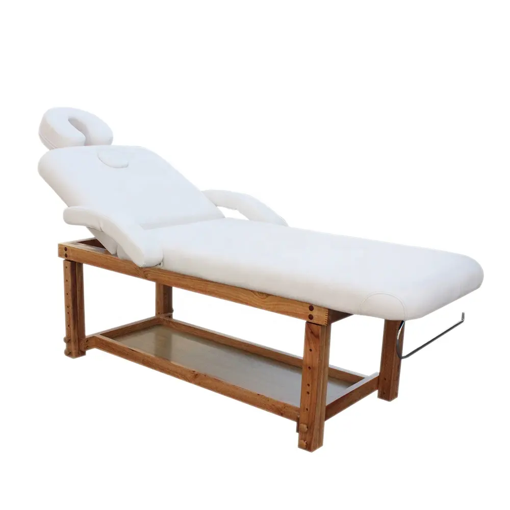 Table de Massage Facial en bois, robuste, moderne, pour Salon de beauté, 1 pièce