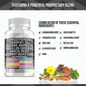 Maca ve Ginseng organik erkekler sağlık takviyesi ile <span class=keywords><strong>Tongkat</strong></span> <span class=keywords><strong>Ali</strong></span> kapsül doğal bitkisel kapsüller enerji Boost özel paket - Product Image 4