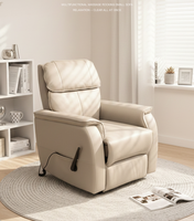 Canapé de massage Shiatsu moderne avec rouleaux de massage du dos, chaise de massage chauffante et vibrante