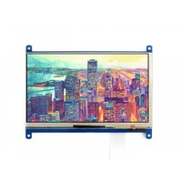 Waveshare 7 Zoll 1024*600 IPS TFT Kapazitives Display Mehrfarbiger Grafik-LCD-Touchscreen Standalone-Touch-Controller