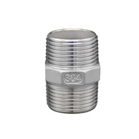 Raccords de tuyauterie hexagonaux à double ferrule en acier inoxydable WZ 201 304 316, raccords mâles filetés NPT BSPT DIN