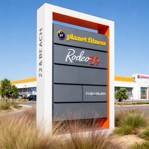 Letrero LED Grande Independiente para Exteriores, Letrero Publicitario para Parques Industriales y Comunidades Residenciales/Apartamentos - Product Image 1