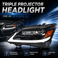 Vente en gros personnalisée pour phare à matrice LED triple 3EYE Lexus 2016-2018, pièces de remplacement Plug&Play, ensemble de phares modifiés