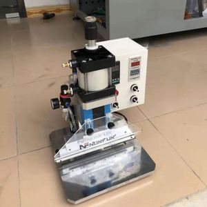 Pneumatic Purse Leather Wire Pressing Machine SemiAutomatic Luggage <b>Handbag</b> Silver Bag Indentation Machine Edge Pressing Machine - Product Image 4