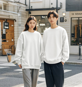 Chất Lượng Cao In 100% Cotton Tùy Chỉnh Cổ Điển Nặng Trọng Lượng Số Lượng Lớn Crewneck Áo Thun Nam Của Áo Nỉ Đồng Bằng Crew Cổ Áo - Product Image 2