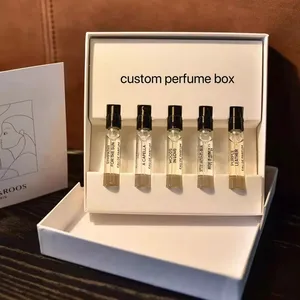 Op Maat Gemaakte Kartonnen Schoonheidsproduct Cosmetische Doos Luxe Parfum Etherische Olie Papier Geschenkdoos Met Eva Inzetstuk