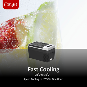 Congelador de plástico de 25 litros 12V 24V compacto Camping Mini nevera móvil coche refrigerador con material plástico - Product Image 5