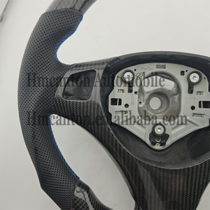 Nuevo Volante Deportivo de Fibra de Carbono con Cuero Perforado para BMW Serie 3 E90 E91 E92 E93 - Product Image 3