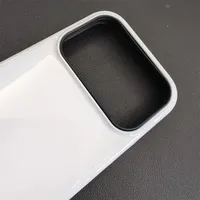 Coques de téléphone portable vierges 2-en-1 Fonlyu pour sublimation 3D par transfert thermique, protection anti-traces de doigts pour 17/16/15/14/13 Pro Max