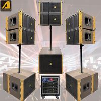 ACTPRO AUDIO Caisson de basses AS12 + AS18 de 18 pouces avec enceinte active passive, système professionnel alimenté