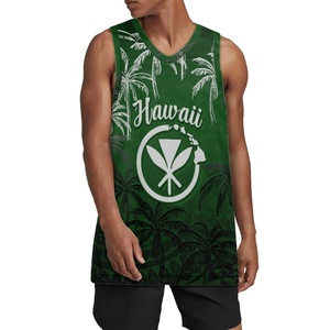 Vêtements polynésiens imprimés hawaïens personnalisés les plus vendus uniforme de basket-ball de sport décontracté pour hommes impression sur demande - Product Image 3