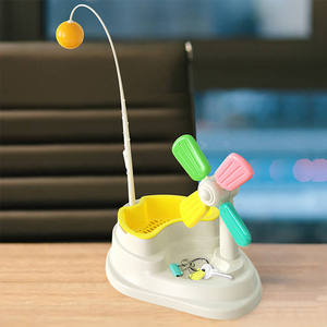 HOME PLANET Hot Sale Haustiers pielzeug für Katzen Interaktives Puzzle-Training Plattenspieler Windmühle Scratching Whirling Toys <span class=keywords><strong>Cat</strong></span> Play Game - Product Image 4