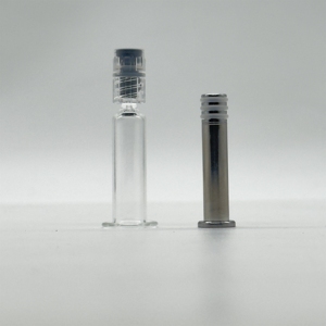 OEM Ready 1ml <b>Glass</b> Syringe Custom Color Logo Metal Plunger Sterile <b>Packaging</b> Options for Cosmetics - Product Image 1