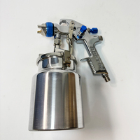 Pistolet de peinture pneumatique ABST Pro HVLP à alimentation par siphon, buse de 1,7 mm, gobelet de 1000 ml, pour la retouche de carrosserie automobile