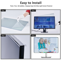 Fabrikpreis Abnehmbarer Acryl-Bildschirmschutz Anti-Blaulicht-Filter Bruchsicher Abnehmbar für LCD-Fernseher 19-70 Zoll