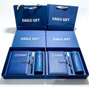 Set de Regalo Ejecutivo de Lujo A5 con Agenda, Botella, Bolígrafo, Taza Térmica y USB Personalizable de Acero Inoxidable - Product Image 3