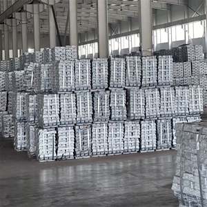 Lingots de zinc de qualité supérieure 99,995 %, faible teneur en impuretés, pour galvanisation, moulage, composé de zinc non allié, forme carrée, exportation Chine, marque OEM, origine HEB - Product Image 2