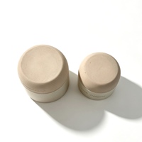 Tasse à thé/à café/à expresso en céramique de luxe beige avec logo personnalisé, sans poignée, 100 ml/180 ml/230 ml, finition mate, passe au lave-vaisselle et au micro-ondes