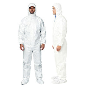 Combinaison de travail jetable de haute qualité, vêtements de sécurité non tissés avec capuche, combinaison de protection - Product Image 6