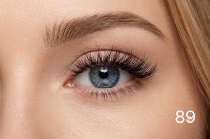 Self <b>Adhesive</b> Handmade Individual <b>Lashes</b> Natural Look Glue Free Reusable Fluffy Natural Soft False Eyelashes Wholesale - Product Image 1
