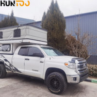 Huntoo Prix usine Mini caravane pick-up, coque de camping-car à glisser sur camion, petit camping-car escamotable à vendre