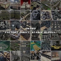Vente Directe Usine Haltères Hexagonaux en Caoutchouc Personnalisés pour Gymnastique Poids Libres à Usage Commercial