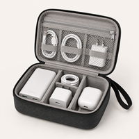 Étui de gestion de câbles numériques EVA, sac organisateur portable pour cordons de charge, accessoires USB, écouteurs et petits appareils électroniques