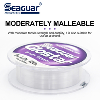SEAGUAR Super fort 100m 4LB-70LB ligne de pêche en carbone évier Invisibilité Leader japon fait PE matériel océan bateau ruisseau pêche