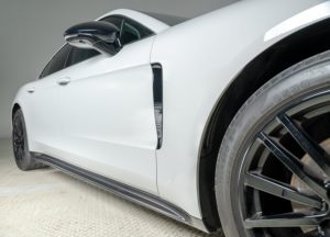 สำหรับ <span class=keywords><strong>Porsche</strong></span> <span class=keywords><strong>Panamera</strong></span> 2017 2018 2019 2020 2021 <span class=keywords><strong>2022</strong></span> 2023 971 ชุดแต่งสเกิร์ตข้างคาร์บอนไฟเบอร์แบบแห้ง SD/<span class=keywords><strong>GTS</strong></span> สไตล์สั้นหรือแบบแกนกลาง - Product Image 5