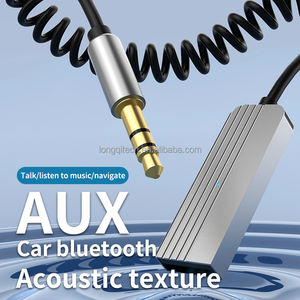 <span class=keywords><strong>Adaptateur</strong></span> <span class=keywords><strong>Bluetooth</strong></span> Aux, kit d'enceintes audio, <span class=keywords><strong>adaptateur</strong></span> USB avec <span class=keywords><strong>prise</strong></span> <span class=keywords><strong>jack</strong></span> 3,5 mm pour la diffusion de musique et les appels, microphone intégré - Product Image 2