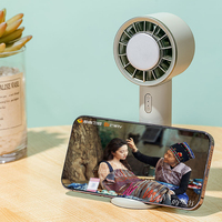Semiconductor Fan Handheld Portable Silent BLDC Ice Compress Cooling Air Conditioner USB Mini Portable Turbo Fan Handheld