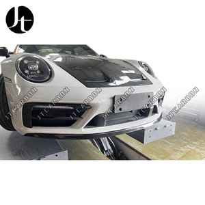 กันชนหน้าลิ้นที่แยกขอบปากสปอยเลอร์ที่คางสำหรับ Porsche <span class=keywords><strong>911</strong></span> 992 <span class=keywords><strong>Carrera</strong></span> <span class=keywords><strong>S</strong></span> <span class=keywords><strong>2019</strong></span>การปรับแต่ง2020 2021 2023 2022 - Product Image 3