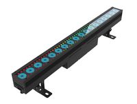 Projecteur mural LED étanche IP67 18x15W RGBW 4-en-1 avec contrôle DMX512, gradation linéaire, flash, éclatement, coloration et effets