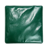 Tapis de Mahjong en similicuir vert émeraude, couverture de table de Mahjong et de Rummy haut de gamme, collections de jeux de marque