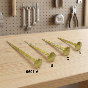 ตะปูมุงหลังคาเหล็กตีมือ หัววงแหวน แกนเหล็ก สีดำ - Product Image 3