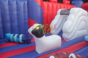 Joyful Fun Factory Design Parc d'attractions <span class=keywords><strong>gonflable</strong></span> commercial Aire de jeux <span class=keywords><strong>gonflable</strong></span> Parc à thème <span class=keywords><strong>gonflable</strong></span> extérieur et intérieur - Product Image 6