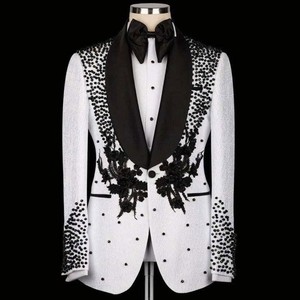 <span class=keywords><strong>Costume</strong></span> de <span class=keywords><strong>mariage</strong></span> <span class=keywords><strong>pour</strong></span> <span class=keywords><strong>homme</strong></span> en gros, blazer respirant sur mesure, smoking ajusté orné de strass - Product Image 2