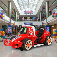 Machine de jeu d'arcade intérieure F1 Racing Car, modèle English Swing Gauche/Droite, à monnayeur, en fibre de verre, pour enfants, 17 pouces, garantie 1 an