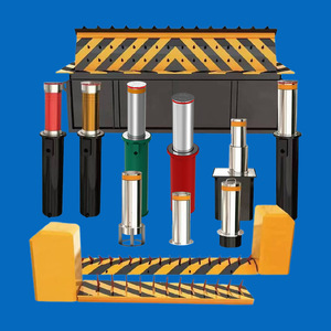 Dissuasore Idraulico Retrattile Completamente Automatico, Barriera Stradale Anti-Collisione per Ingressi Scolastici, Protezione di Sicurezza con Telecomando - Product Image 6
