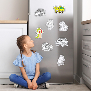 Imanes Educativos Personalizados UCI al por Mayor, Pegatinas Magnéticas de Eva para Colorear, 300x400mm para Pizarras Magnéticas y Vehículos - Product Image 4