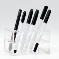 Marqueurs de laboratoire noirs à double pointe pour l'étiquetage des lames de microscope Pas facile à décoller par corrosion chimique