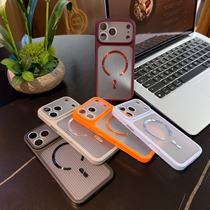 เคสแม่เหล็กแบบโปร่งแสงลายลูกฟูกใหม่ สำหรับ iPhone 17 16 15 14 Plus 13 12 11 Pro Max ป้องกันการกระแทก - Product Image 6