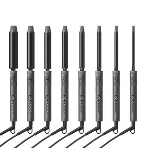 Kleiner, Leicht zu Tragender Lockenstab mit HD-Temperaturanzeige, Verschiedenen Größen & Drehbarem PTC-Heizelement mit Negativ-Ionen - Product Image 1