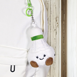 Wholesale Creative Carabiner Plush Doll Heart Keychain Pendant Digital Printing Badminton Theme Cartoon Bag Hanging Ornament