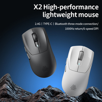 Mouse Óptico para Gaming RGB de Triple Modo USB-C+2.4G+BT para Diestros Ergonómico Certificado - Precio Especial para Computadoras, Laptops y Escritorios