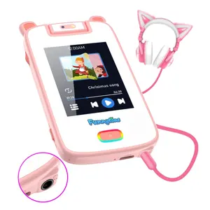 CTP13A New Arrival 2.8 inch Touch Toy kids Smartphone para ninos Mp3 Music Camera Kid Toy Cell Phone for Toddle Boys Girls
