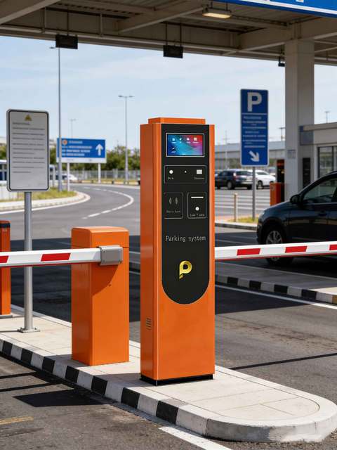 Automatic Vehicle Road Safety Access Control Parking System Barrier Ticket/Card Dispenser Checking Reader Machines Glass 304