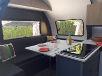 2024 Ecocampor Petit RV Teardrop Camper Mini Caravane Remorque Fonction Mobile En Gros