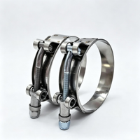 Collier de serrage en T robuste en acier inoxydable galvanisé, support de fixation pour tuyau hydraulique personnalisé, réglable pour l'automobile