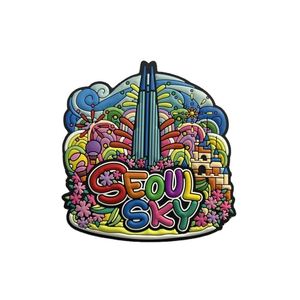 Aimant de réfrigérateur souvenirs 2D/3D imprimé en PVC à prix raisonnable du fabricant, avec votre logo - Product Image 4